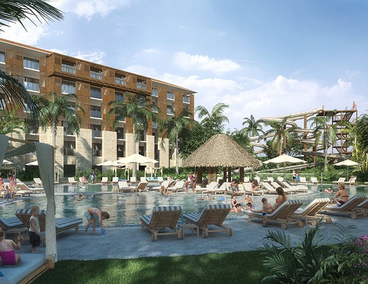 pool water park dreams playa mujeres cancun