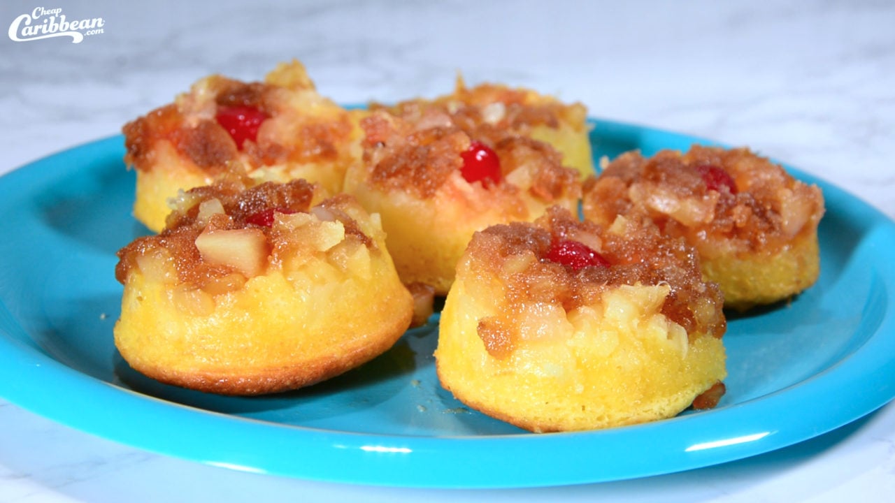 Pineapple Upside down cupcakes