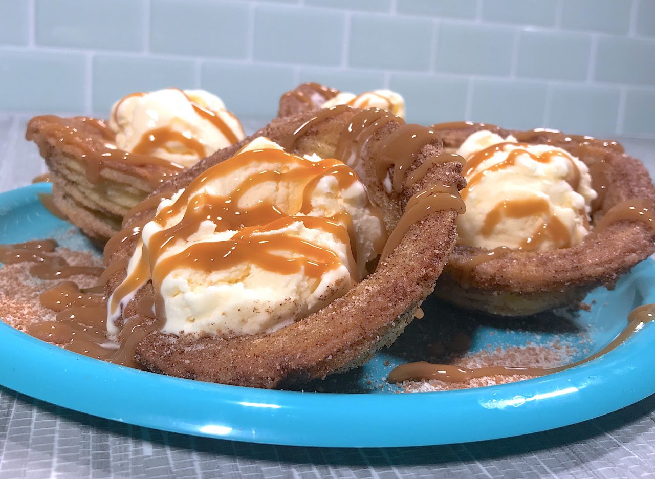 Churro Ice Cream Bowl