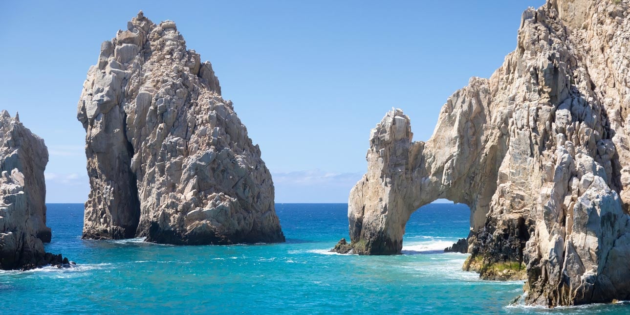 Ocean and rock formation 